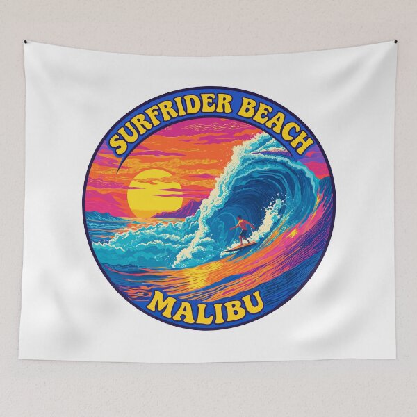 Item preview, Surfrider Beach - Malibu designed and sold by VelvetRoom.