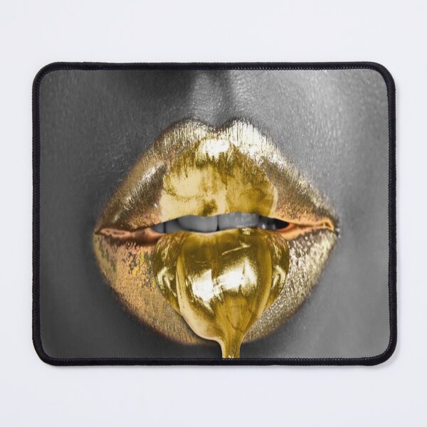 Item preview, Luxury Gold Lips Drip Aesthetic designed and sold by Vice Society.