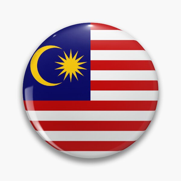 Item preview, Malaysia Round Flag Jalur Gemilang Heritage designed and sold by NTGUILTY.