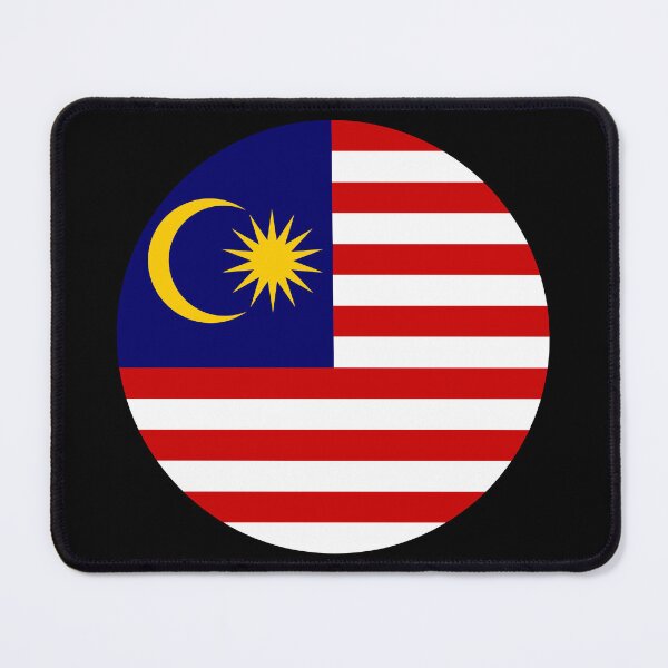 Item preview, Malaysia Round Flag Jalur Gemilang Heritage designed and sold by NTGUILTY.