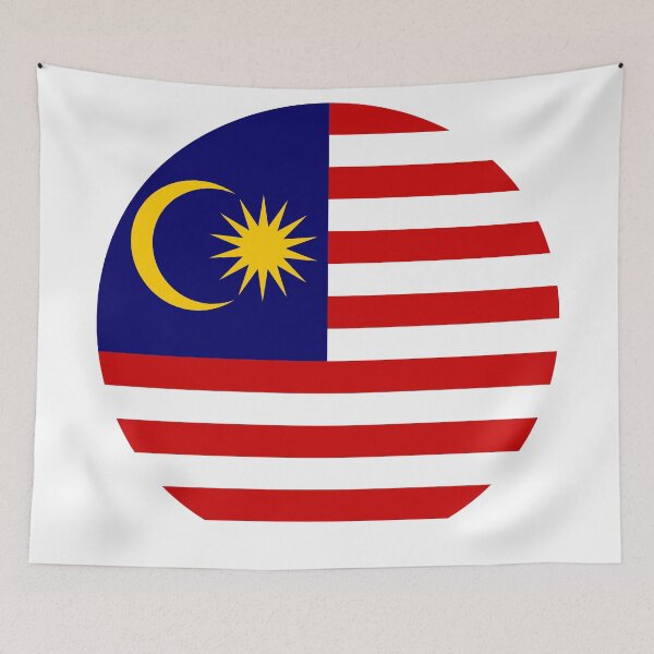 Item preview, Malaysia Round Flag Jalur Gemilang Heritage designed and sold by NTGUILTY.