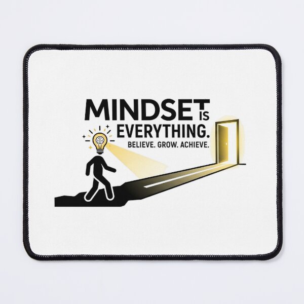 Item preview, Mindset Is Everything Motivational Quote Design designed and sold by AlexLerry.