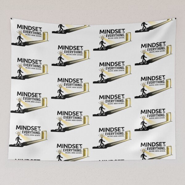 Item preview, Mindset Is Everything Motivational Quote Design designed and sold by AlexLerry.