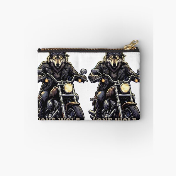Item preview, Badass Lone Wolf Classic Motorcycle Rider Graphic designed and sold by ASMAR B.