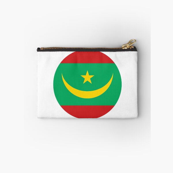 Item preview, Mauritania Round Flag Pan-African Heritage designed and sold by NTGUILTY.