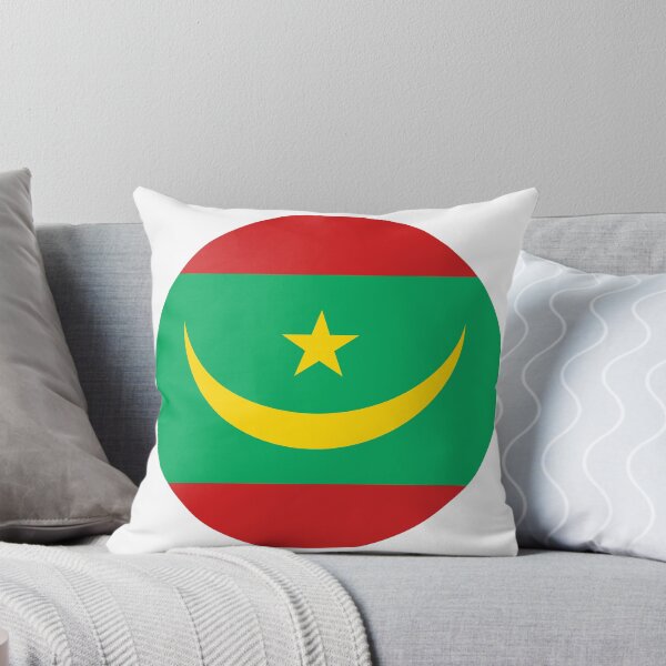 Item preview, Mauritania Round Flag Pan-African Heritage designed and sold by NTGUILTY.