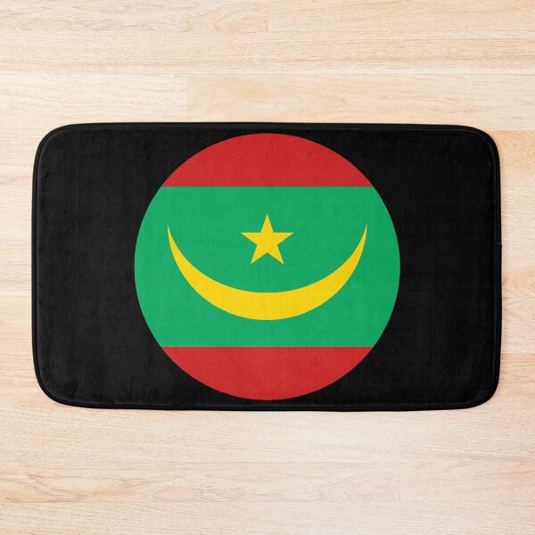 Item preview, Mauritania Round Flag Pan-African Heritage designed and sold by NTGUILTY.