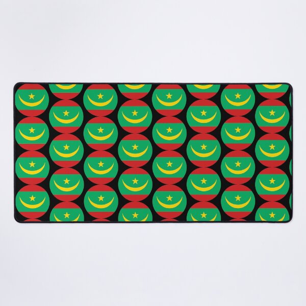 Item preview, Mauritania Round Flag Pan-African Heritage designed and sold by NTGUILTY.