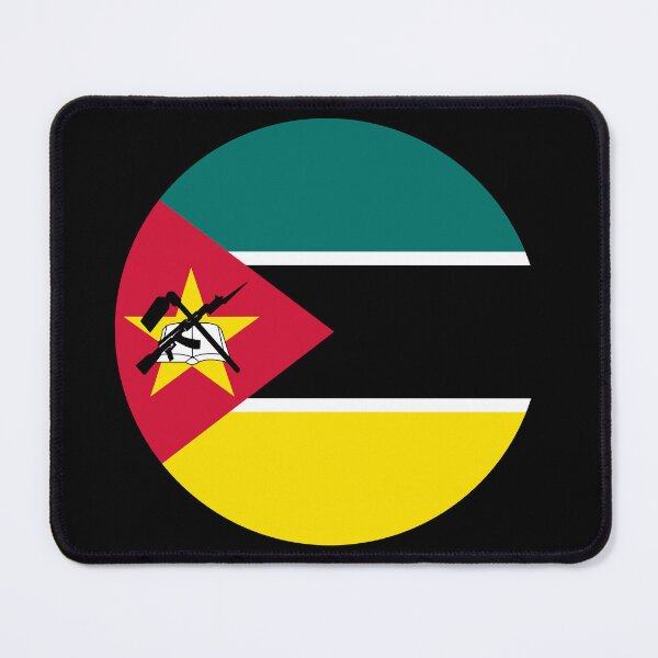 Item preview, Mozambique Round Flag Modern African Heritage designed and sold by NTGUILTY.