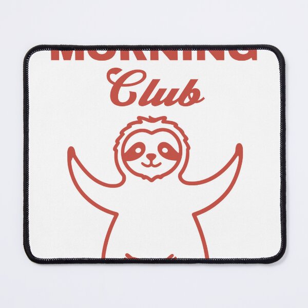 Item preview, Slow Morning Club Sloth Shirt – Cozy Coffee Lover Relaxed Morning T-Shirt designed and sold by Stillpath Co..