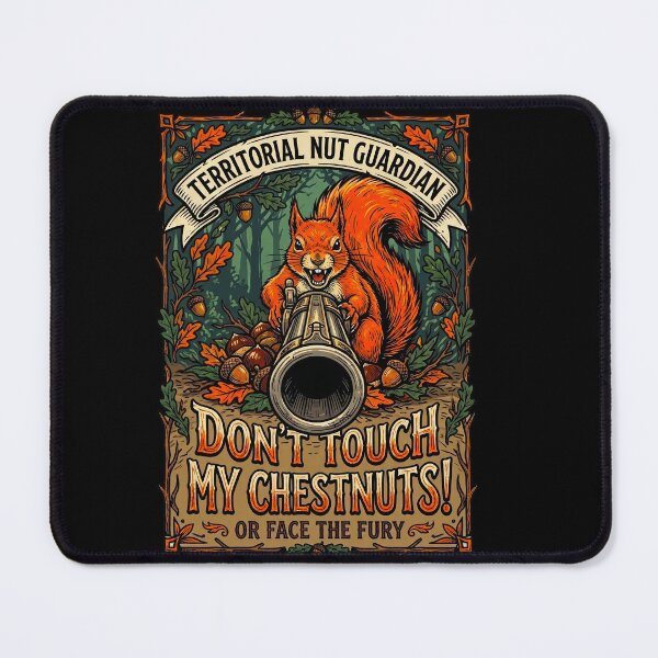 Item preview, Don't Touch My Chestnuts  Squirrel  designed and sold by TeeARTHY.