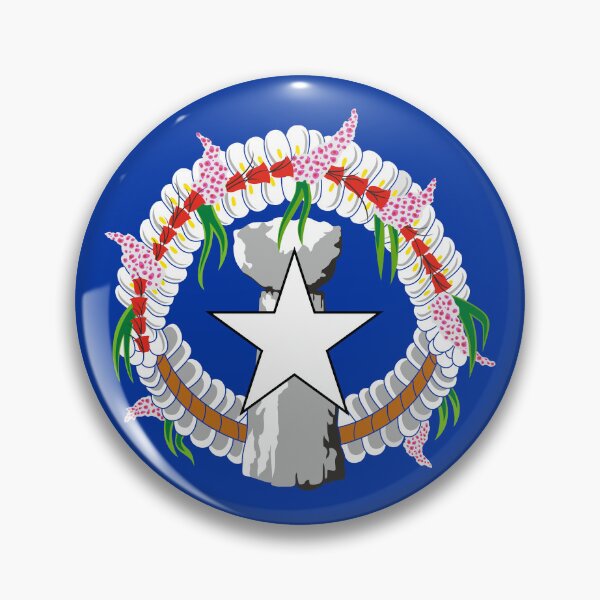 Item preview, Northern Mariana Islands Round Flag Heritage designed and sold by NTGUILTY.