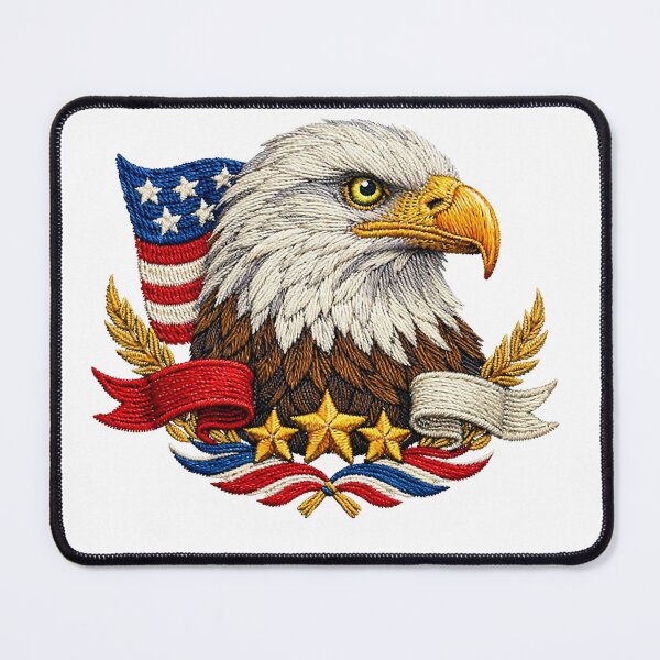 Item preview, Majestic Eagle Crest Embroidered Emblem designed and sold by mybunnyparadise.
