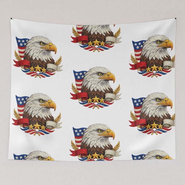 Item preview, Majestic Eagle Crest Embroidered Emblem designed and sold by mybunnyparadise.