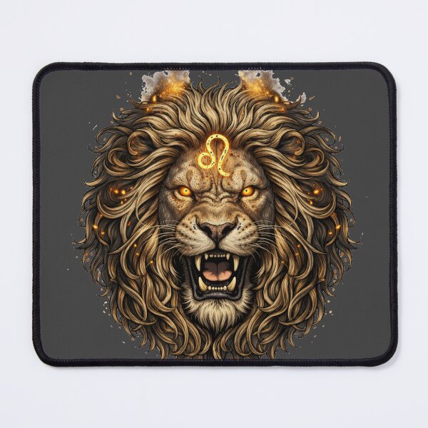 Item preview, Leo Zodiac Lion – Detailed Astrology Design – Minimal No Text Leo Artwork designed and sold by Szapeee.