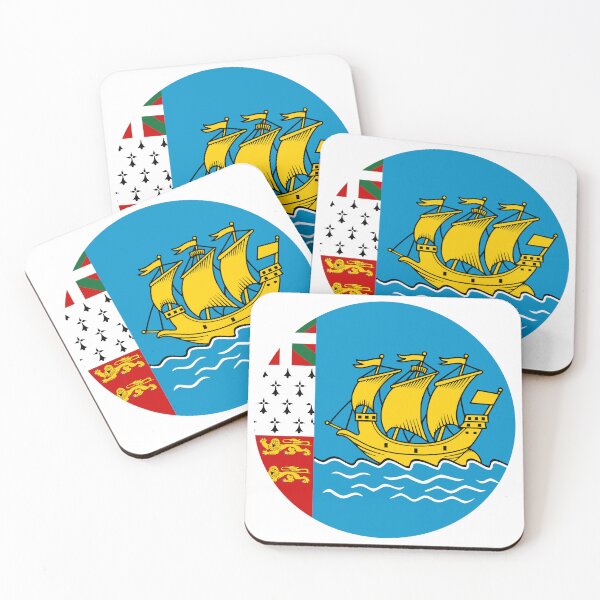 Item preview, Saint Pierre and Miquelon Round Heritage designed and sold by NTGUILTY.