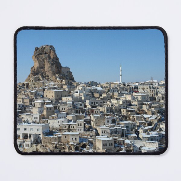 Item preview, Cappadocia Village Winter Landscape Uchisar Rock Castle Turkey designed and sold by onubi.