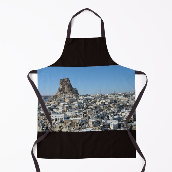 Item preview, Cappadocia Village Winter Landscape Uchisar Rock Castle Turkey designed and sold by onubi.