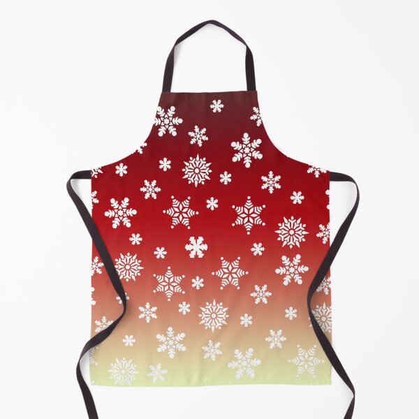 Item preview, Snow Flurries – Red to Cream Ombre Snowflake Pattern designed and sold by Lainey1978.