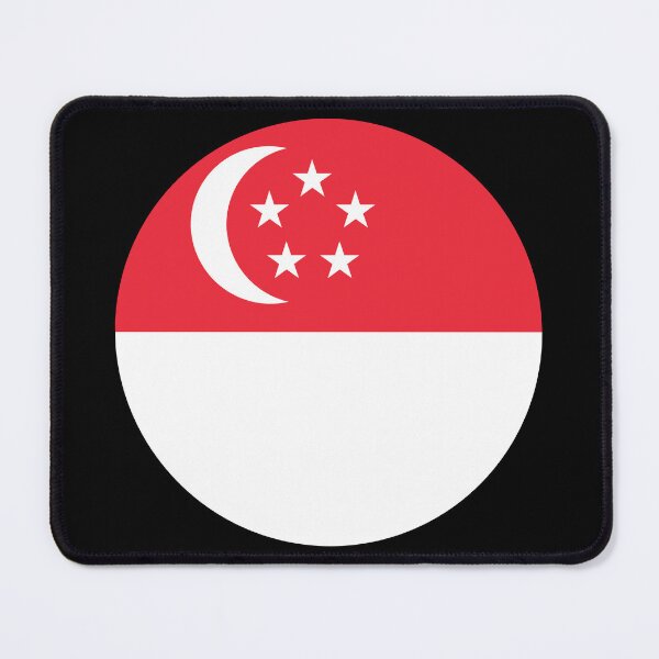 Item preview, Singapore Round Flag Lion City Heritage designed and sold by NTGUILTY.