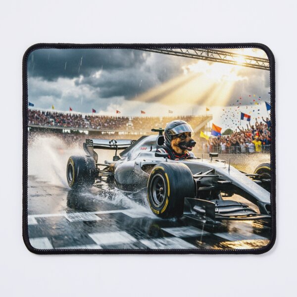 Item preview, German Shepherd F1 Champion - Victory in the Rain designed and sold by ticzla95.