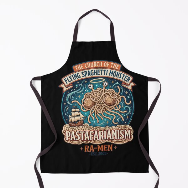 Item preview, Church of the Flying Spaghetti Monster Ship designed and sold by TeeARTHY.
