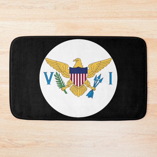 Item preview, US Virgin Islands Round Flag Heritage designed and sold by NTGUILTY.