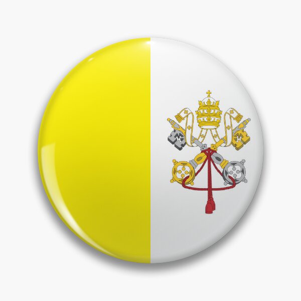 Item preview, Vatican City Round Flag Holy See Heritage designed and sold by NTGUILTY.