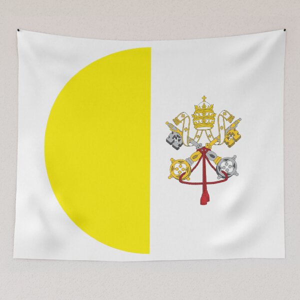 Item preview, Vatican City Round Flag Holy See Heritage designed and sold by NTGUILTY.