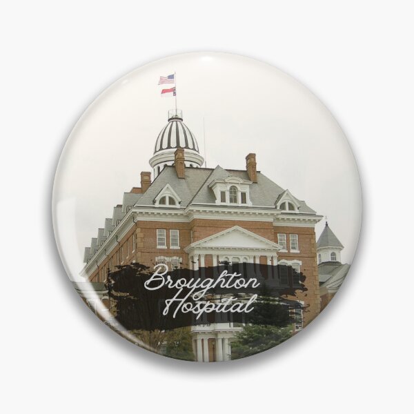 Item preview, Broughton Hospital Cursive Caption designed and sold by GhostlyWorld.