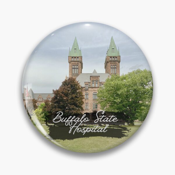 Item preview, Buffalo State Hospital Cursive Caption designed and sold by GhostlyWorld.