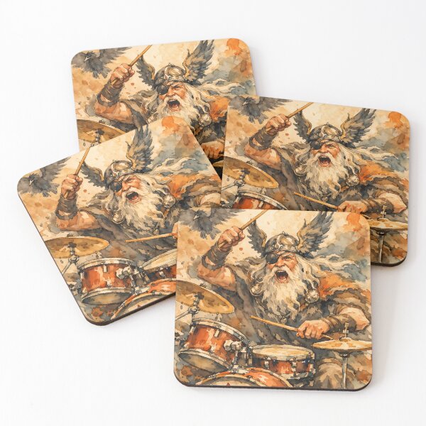 Item preview, Odin on the Drums designed and sold by Sarcastic designs.