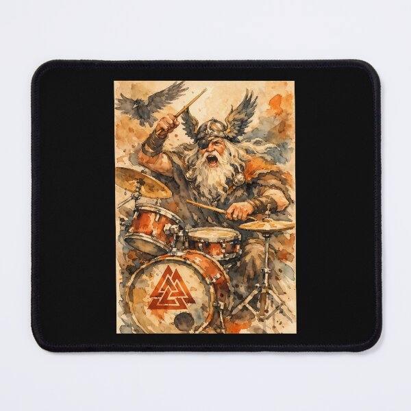 Item preview, Odin on the Drums designed and sold by Sarcastic designs.