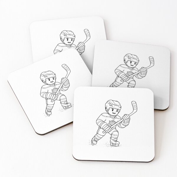 Item preview, Cute Hockey Boy Cartoon Design designed and sold by Ellode.
