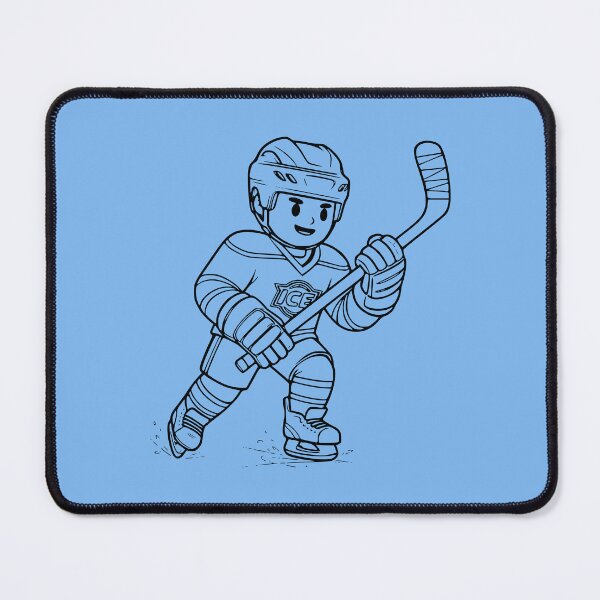 Item preview, Cute Hockey Boy Cartoon Design designed and sold by Ellode.