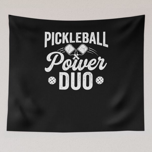 Item preview, Pickleball Power Duo Paddles Ball Players Team designed and sold by snowry.