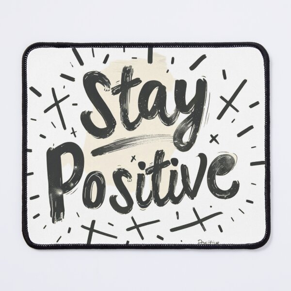 Item preview, Stay Positive – Clean Minimal Typography Design designed and sold by Modefissi.