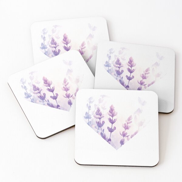 Item preview, Purple lavender flowers watercolor designed and sold by uunaa.