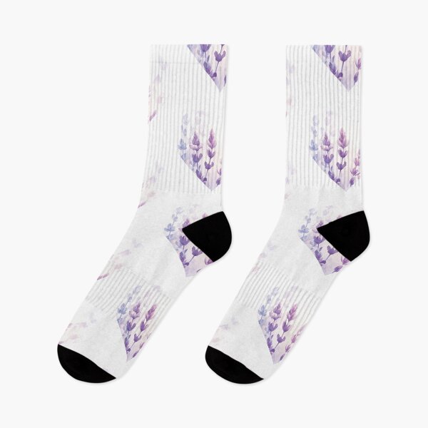 Item preview, Purple lavender flowers watercolor designed and sold by uunaa.