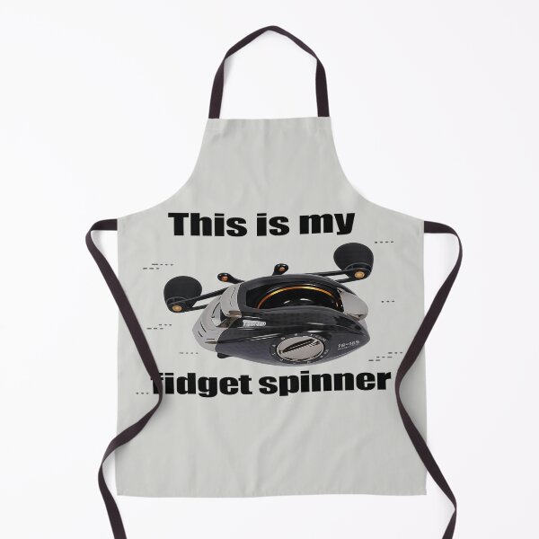 Item preview, Baitcasting Reel Fidget Spinner Funny Fishing Meme designed and sold by POD DYNASTY | Original Print On Demand T-Shirt Graphics.