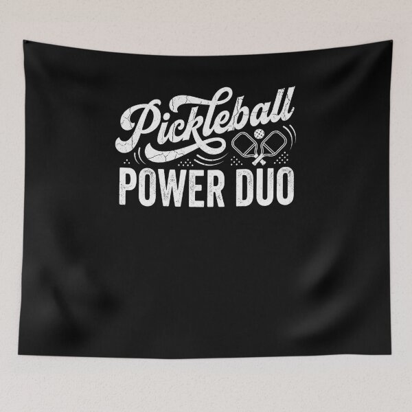 Item preview, Pickleball Power Duo Players Team Sport Design designed and sold by snowry.