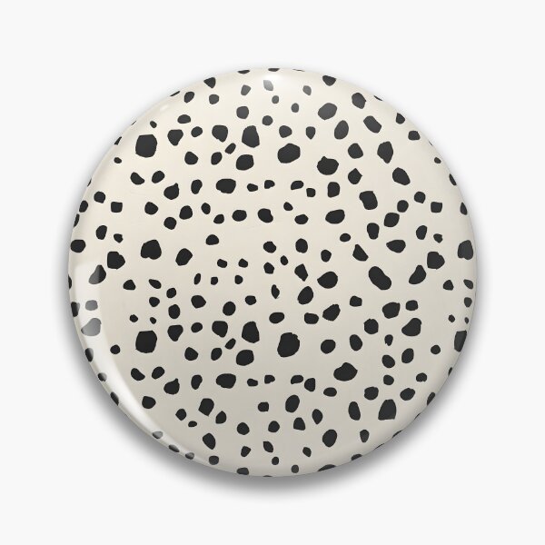 Item preview, Black Dalmatian Spot Seamless Pattern designed and sold by ArtfullyJua.