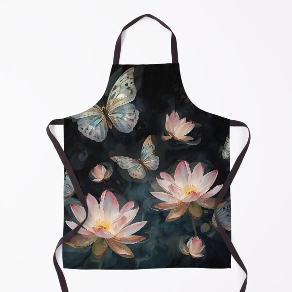 Item preview,   Lotus flowers and butterflies  designed and sold by uunaa.