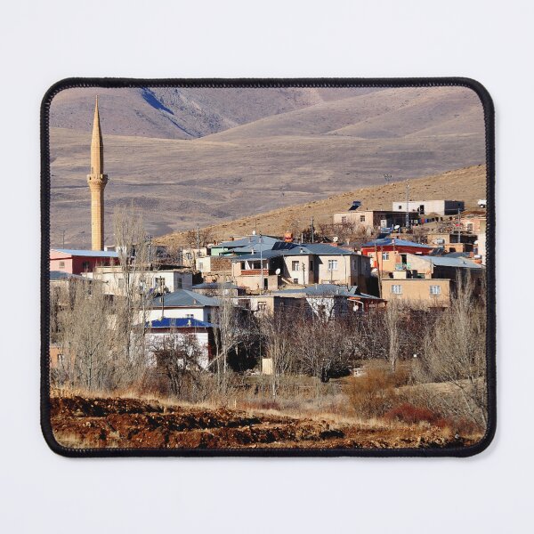 Item preview, Rural Anatolian Village Landscape Mosque Minaret Turkey designed and sold by onubi.