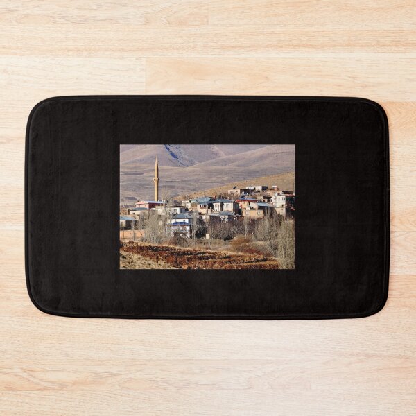 Item preview, Rural Anatolian Village Landscape Mosque Minaret Turkey designed and sold by onubi.