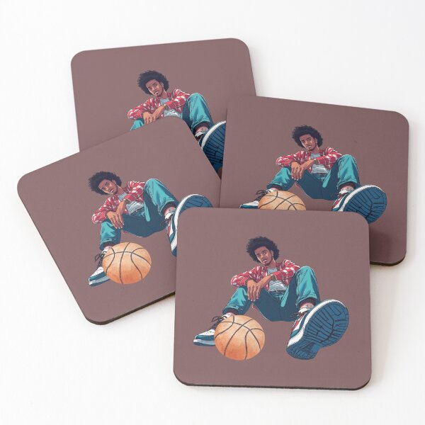 Item preview, Young Boy Sitting on Ground with Ball - Casual Street Style Illustration. designed and sold by LunaPrintCo.