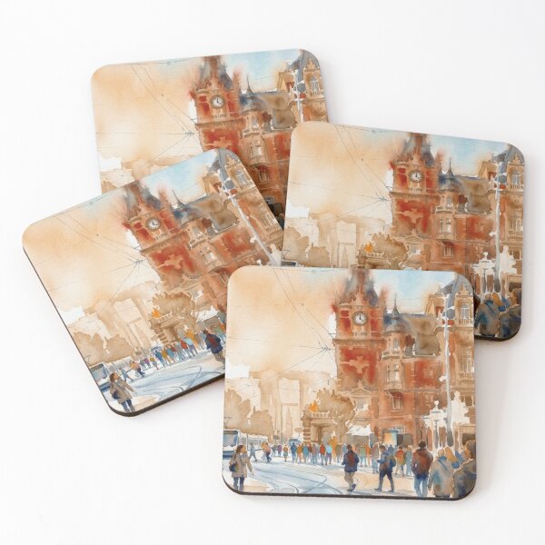 Item preview, Leidseplein Amsterdam Watercolor designed and sold by caracatita75.