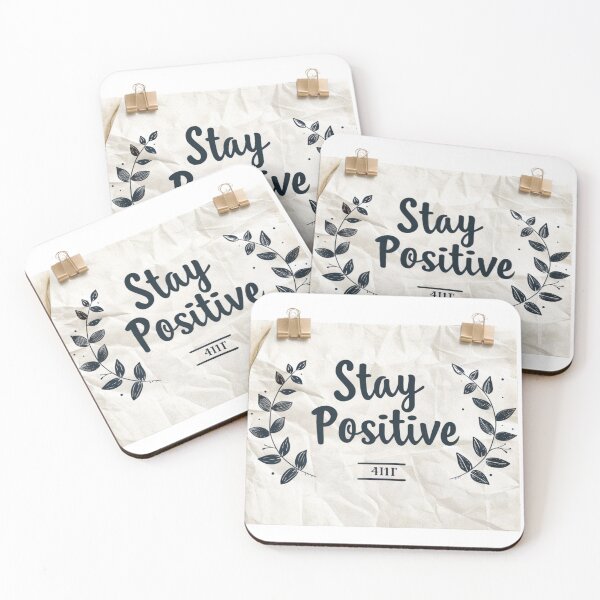 Item preview, Stay Positive Quote – Modern Minimalist Text Design designed and sold by Modefissi.