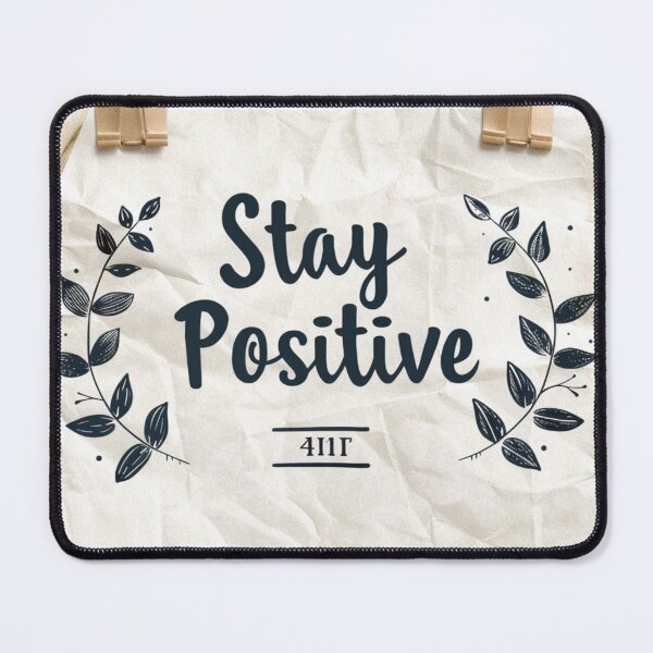 Item preview, Stay Positive Quote – Modern Minimalist Text Design designed and sold by Modefissi.
