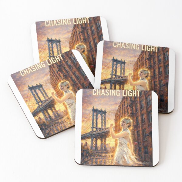 Item preview, Chasing Light Figure Skater Art – Golden Hour City Illustration - Alysa Liu  designed and sold by origin-arthouse.